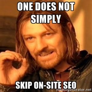 one does not simply skip on-page seo admarks